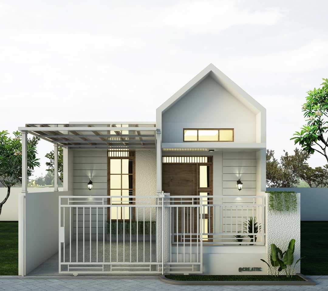 Desain Dan Denah Terbaru Rumah Mungil Dengan Luas Tanah 60 M2