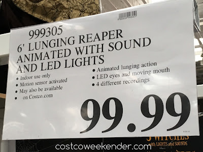 Deal for the Animated Grim Reaper with Lights and Sound at Costco