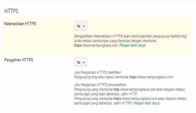 Cara Pasang HTTPS di Blogger Custom Domain Gratis