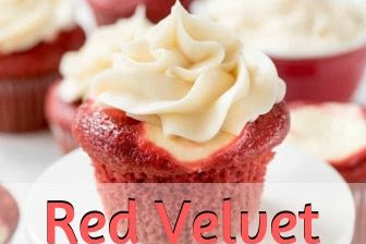 Red Velvet Cheesecake Cupcakes