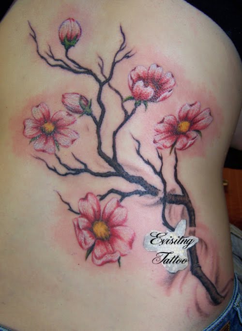 The Sexy Cherry Blossom Tree Tattoos for Women