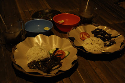 Belut sambal bakar Taman Hexagone