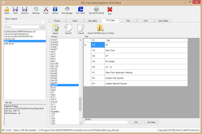 PES File Data Explorer 2018 by Devil Cold52