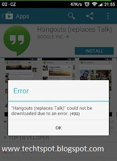Fix Google Play Store Error 498