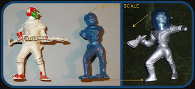 50mm Spacemen; Archer Space figures; Archer Toys; Cherilea Plastic Spacemen; Cherilea Toy Figures; Hilco Plastic Figures; Hilco Plastic Robot; Hill & Co. Space Figures; Hill Spacemen; Hollow Cast Spacemen; Johillco; Outer Space Men; Robot Toy; Small Scale World; smallscaleworld.blogspot.com; Toy Robot;