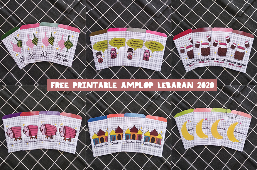 Free Printable Amplop Lebaran 2020