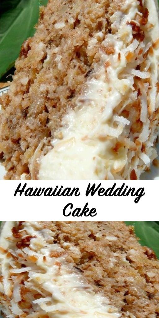 Hawaiian Wedding Cake with Whipped Cream Cheese Frosting