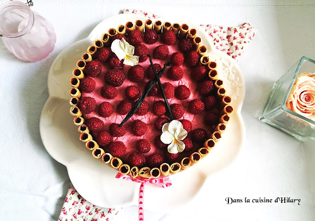 Charlotte aux framboises et vanille mascarpone - Dans la cuisine d'Hilary