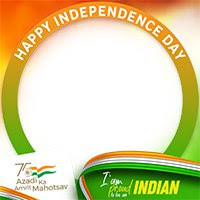 Create independence day profile frame for social media