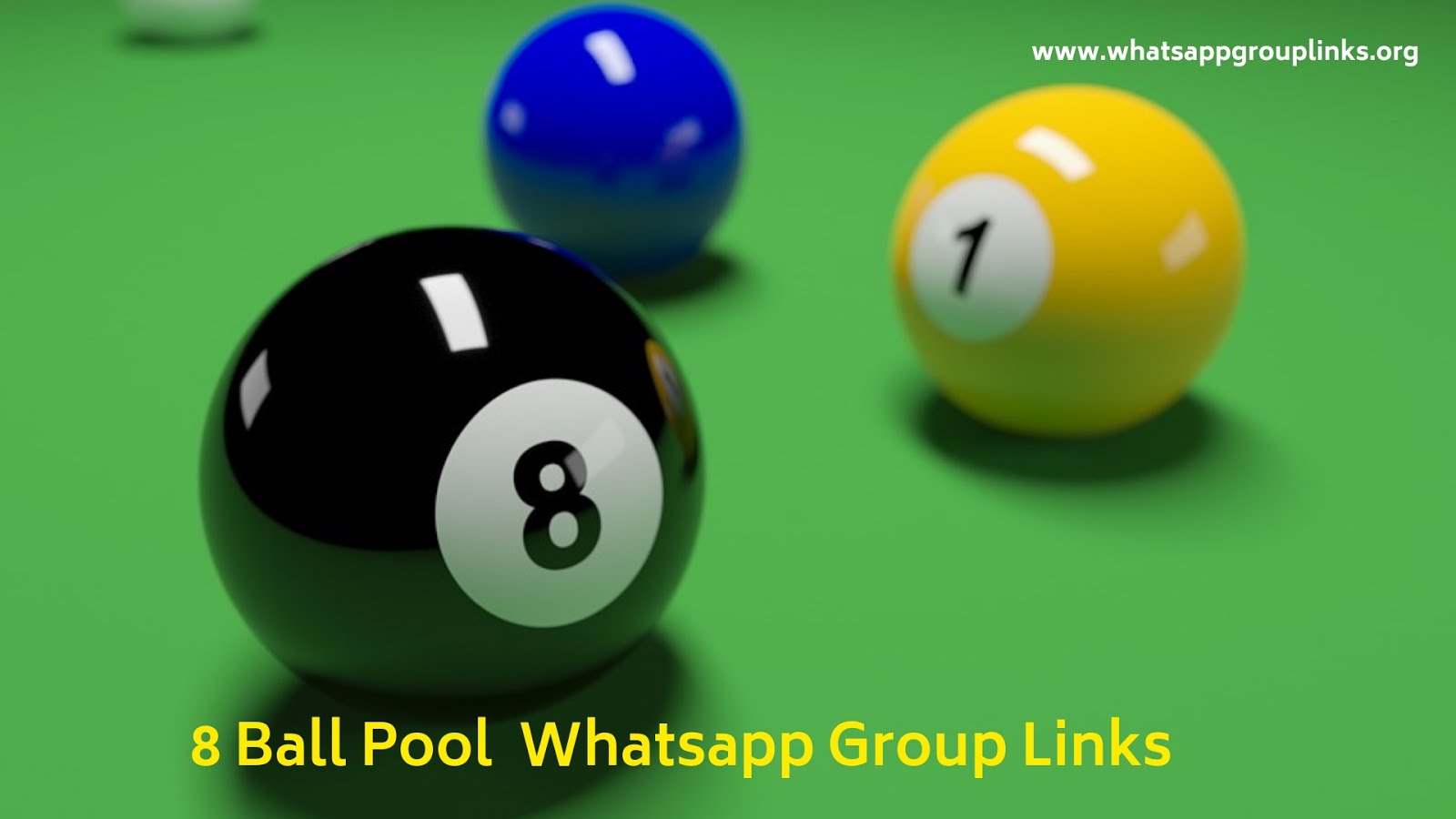 Join 8 Ball Pool Whatsapp Group Links List - Whatsapp Group ... - 