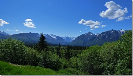 Chugach Mountain Range, Glenn Highway between Glennallen and Palmer
