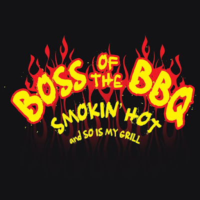 Boss of the BBQ - Smokin' Hot and So Is My Grill apron!