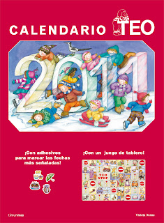 Portada del calendario Teo 2011