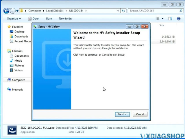 Install VXDIAG JLR SDD V164 Software 3