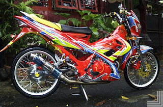 10 Modifikasi Motor Satria Fu Terkeren