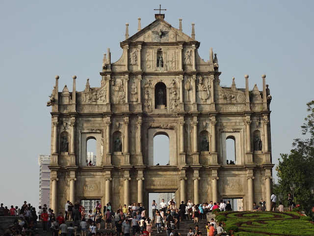 Fachada de la iglesia de San Pablo en Macao