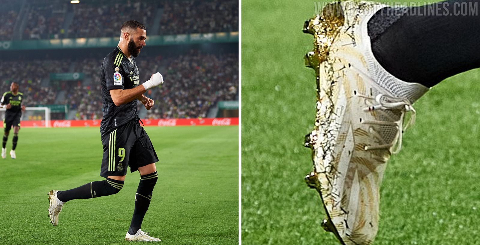 Benzema Debuts Camouflaged, Adidas Ballon d'Or Boots Footy Headlines