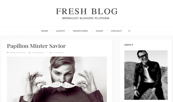 Fresh-Blog-Blogger-Template