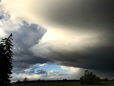 June 4, 2018 Watching the sky as storms roll through