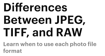 Apa Perbedaan Format File JPEG, TIFF Dan RAW?