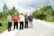 Jalan Dusun Parit Pacitan Rampung, Bupati Karimun Pastikan Pembangunan Terus Digesa