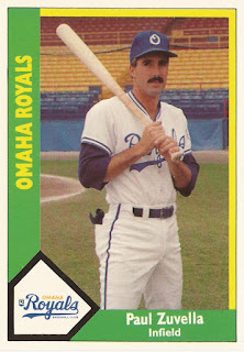 Paul Zuvella 1990 Omaha Royals card