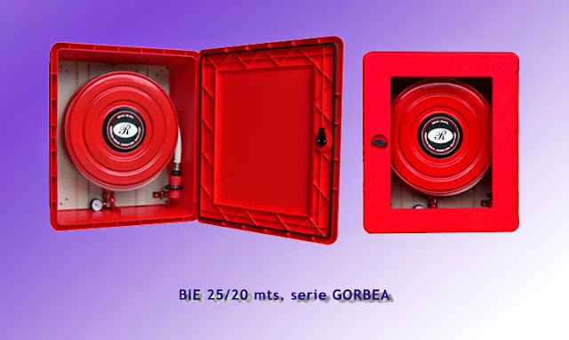 Boca de incendio bie-25 en PVC inoxidable serie GORBEA