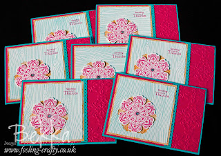 Mixed Bunch Thank You Cards by Bekka www.feeling-crafty.co.uk