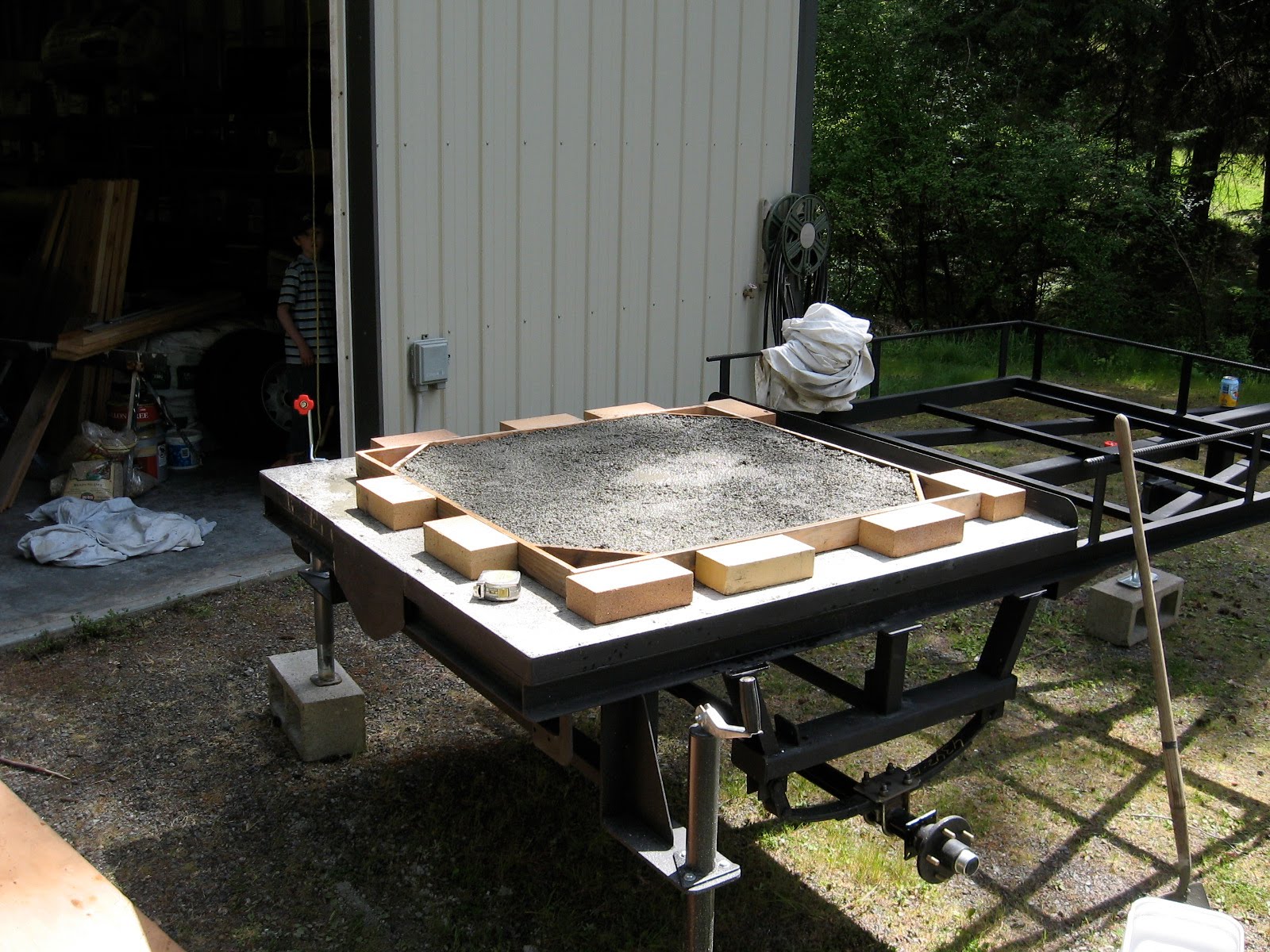 Orcas Island Blog - Inn at Ship Bay: Wood Fired Pizza Oven Build