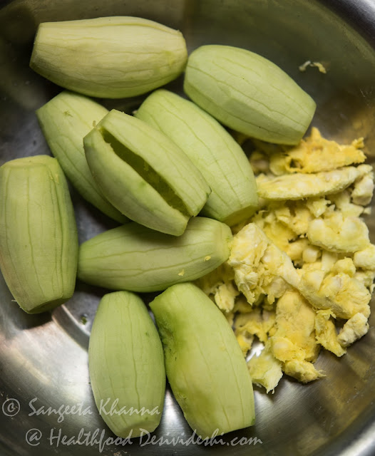 prepared parval for making parval ki mithai 