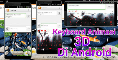 Keyboard Animasi 3D Terbaik Di Android