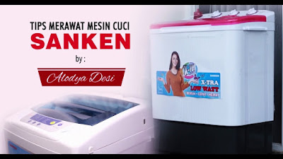 Mesin cuci 2 tabung Sanken Tipe TW 1222