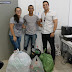 Equipe do PIBID Biologia doa garrafas PET para construção de Espaço de Práticas Integrativas do CES.