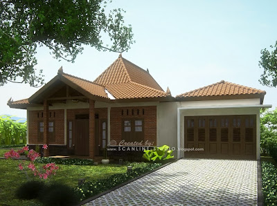 Desain  Rumah  Joglo Bergaya Modern Gambar Rumah  Idaman