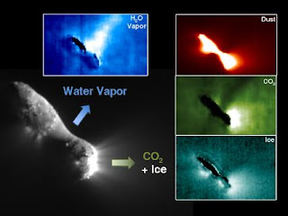 Tormenta de nieve en el cometa Hartley 2