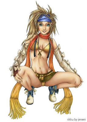 rikku in a bikini