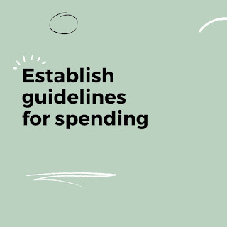 establish guidelines for spending