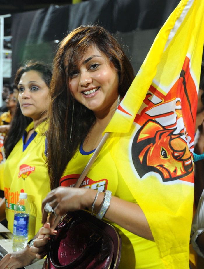 South Indian Actress, Namitha, Namitha in Yellow Top, Namitha from Ccl Matches, Namitha in Tight Jeans