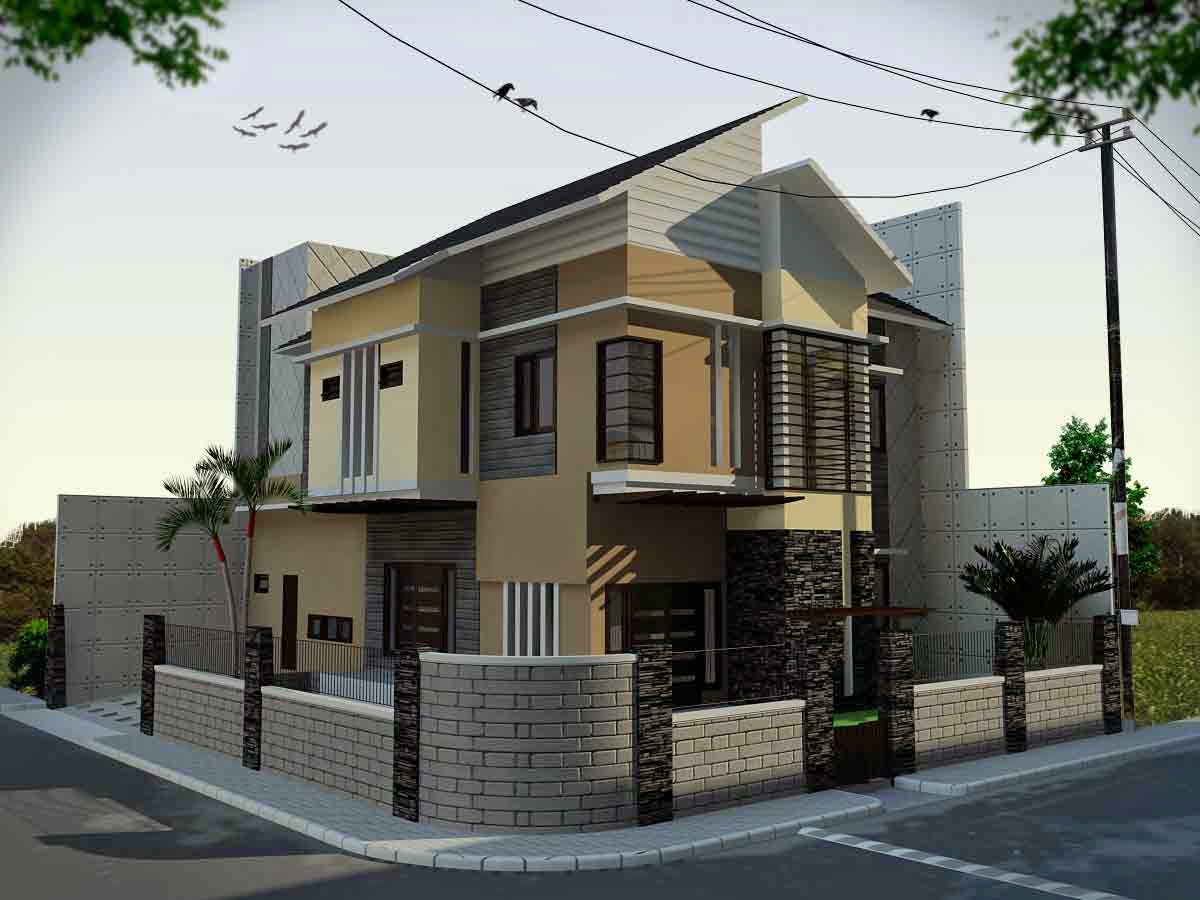 12 Desain Rumah Minimalis 2 Lantai Type 45 Paling Diminati Rumah