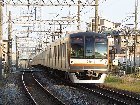 東武東上線　普通　森林公園行き1　東京メトロ10000系