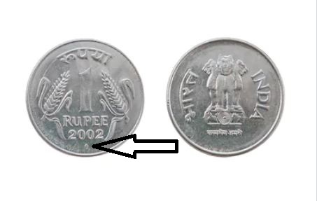 Meaning of symbols on indian Rupee coins, mint symbols on indian coins, symbols on 1 rupee coin, indian one rupee coin details, information about indian coins, rupee symbol, 