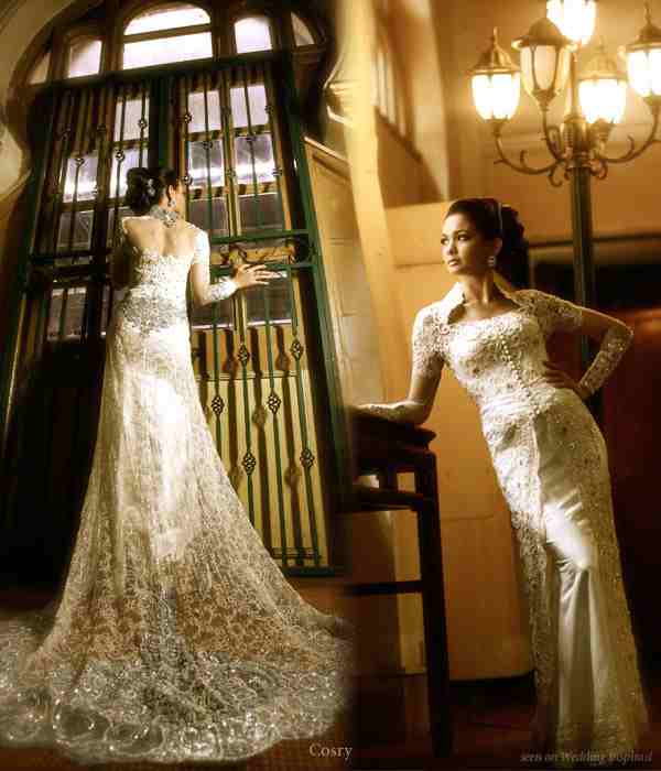 Happy Day With a Touch of Modern Wedding Dress Kebaya 