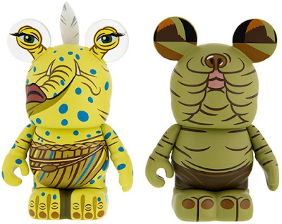 Star Wars Max Rebo Band Vinylmation Eazchez Vinyl Figures by Disney - Sy Snootles & Droopy McCool