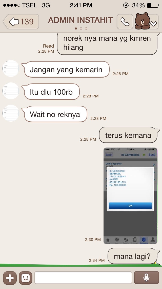 itulahh beberapa percakapan dan bukti transfer ada 2 norek yng berbeda saya tidak tau itu norek sipa - panel followers instagram indonesia