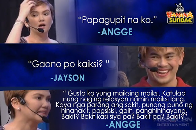 Angelica Panganiban Banana Sundae Hugot Lines