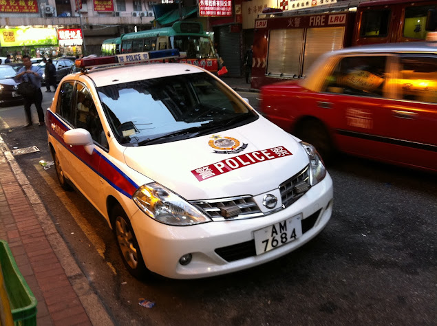 Nissan TIIDA - Hong Kong Police @Yau Ma Tei #香港 #九龍 #油麻地 #日產 #サニー #TIIDA #警車 #AM7684