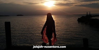 spot sunset pulau bulat