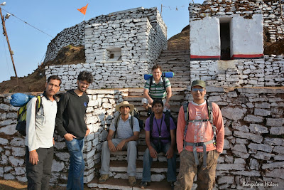 Group photo on the peak of Mullayanagiri