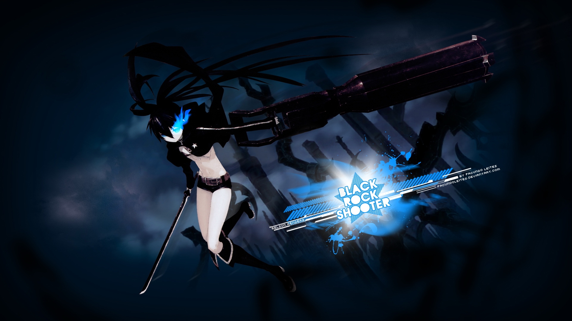  Black  Rock  Shooter  High Definition  Wallpapers  HD  