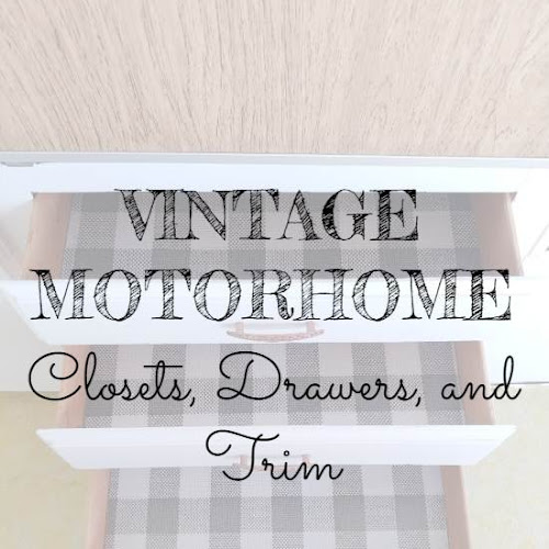 Vintage Motorhome Closets, Drawers, and Trim